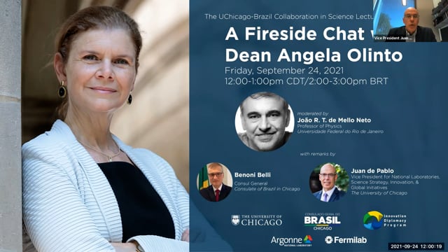 A Fireside Chat with Dean Angela Olinto